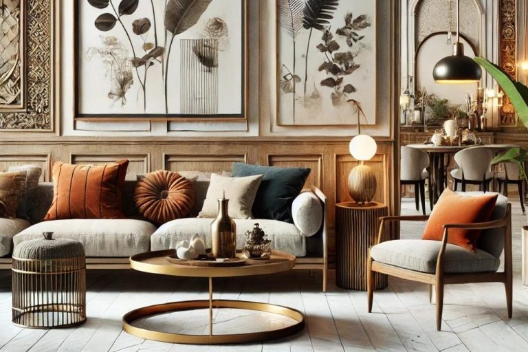 Imagen que destaca las ventajas de decorar con un estilo boho, incluyendo la promoción de la creatividad y la individualidad, la creación de un ambiente acogedor y la combinación ecléctica de patrones y texturas. Diseño por Suárez & Co. Interiorismo. 