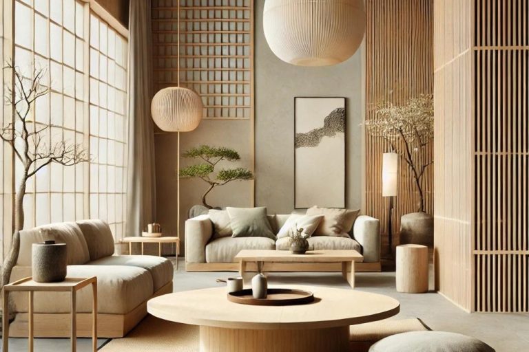 Ventajas del estilo Japandi por Suárez & Co. Interiorismo, destacando la atmósfera calmada, armoniosa y funcional creada por materiales naturales, colores neutros y mobiliario minimalista.